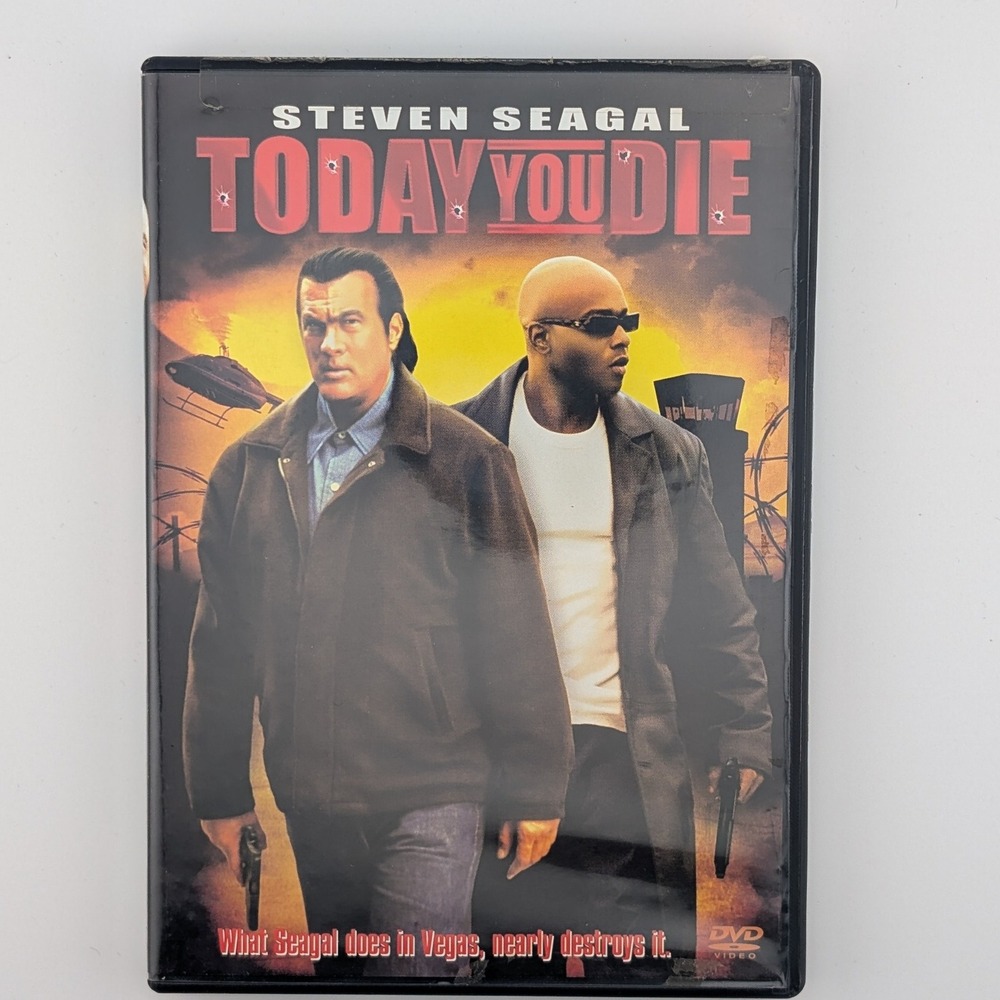 Today You Die Steven Seagal Action Movie DVD 2005 Crime Thriller Film